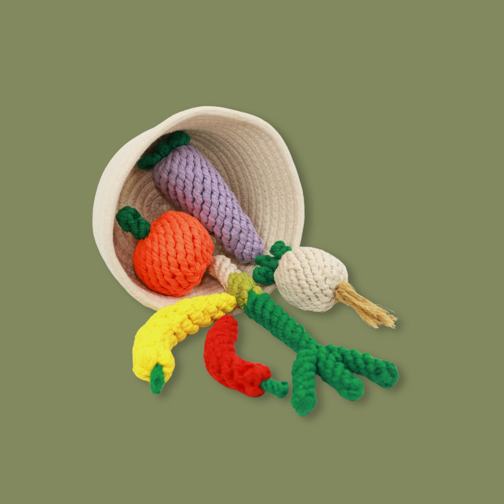 MarketVeg Rope Toys - Plumas Rebeldes