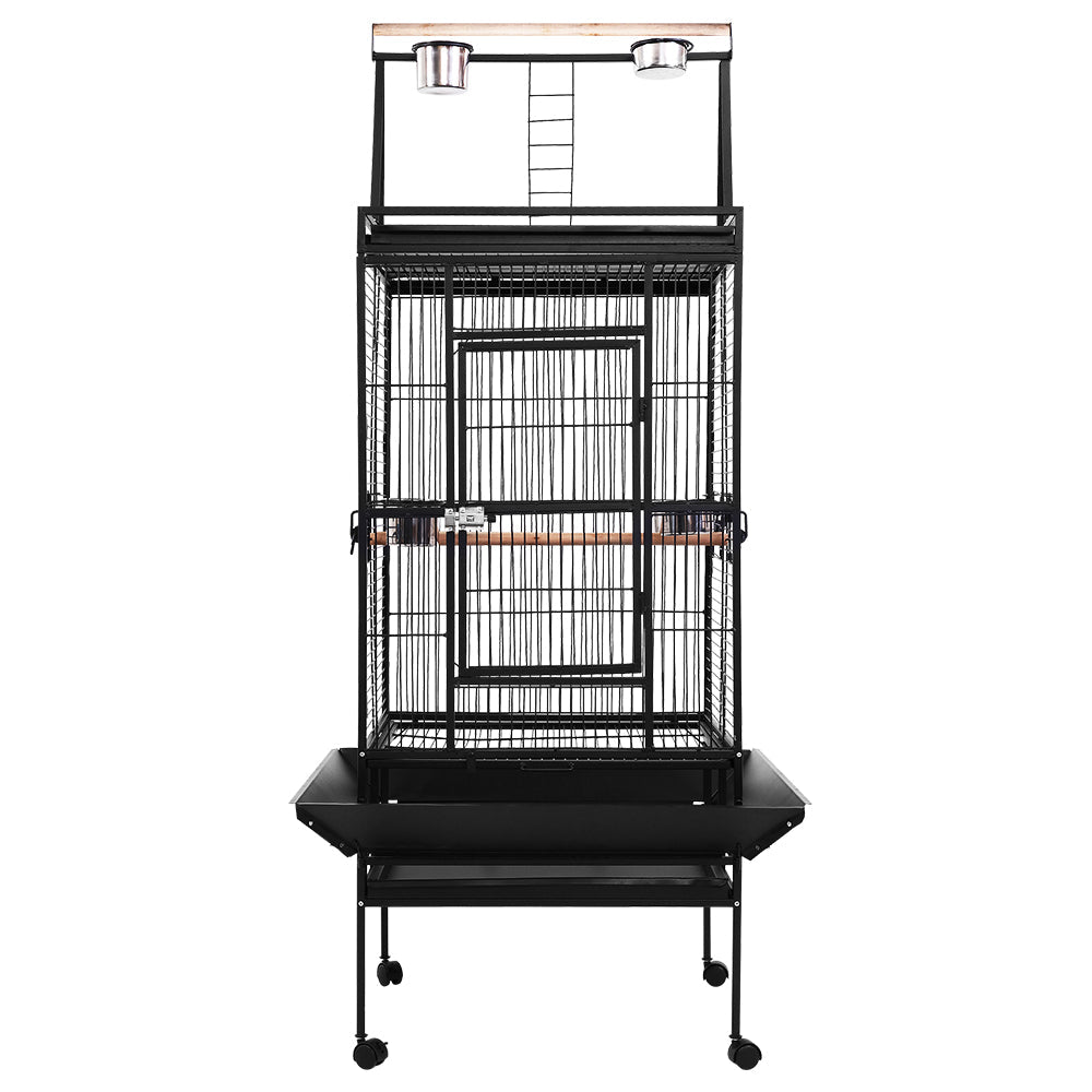 NNEDSZ Bird Cage Pet Cages Aviary 173CM Large Travel Stand Budgie Parrot Toys - Plumas Rebeldes